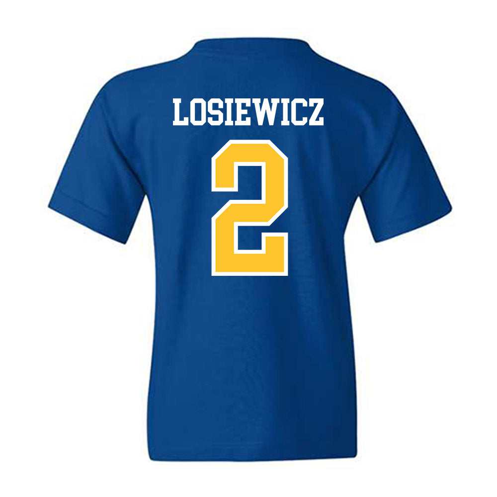 New Haven - NCAA Men's Basketball : Aidan Losiewicz - Classic Shersey Youth T-Shirt-1