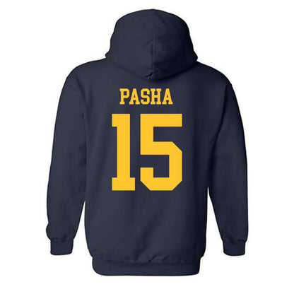 New Haven - NCAA Men's Basketball : Andre Pasha - Classic Shersey Hooded Sweatshirt-1