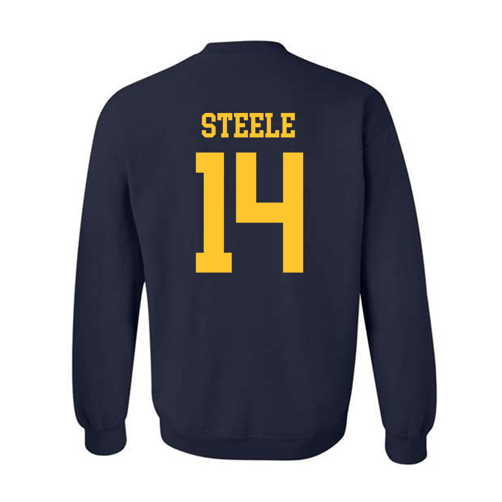 New Haven - NCAA Men's Basketball : Teshaun Steele - Classic Shersey Crewneck Sweatshirt-1