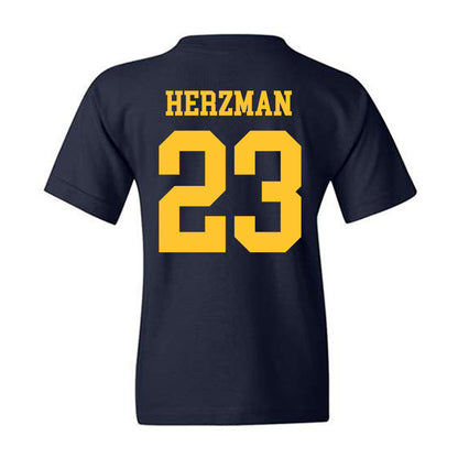New Haven - NCAA Baseball : Robert Herzman - Classic Shersey Youth T-Shirt-1