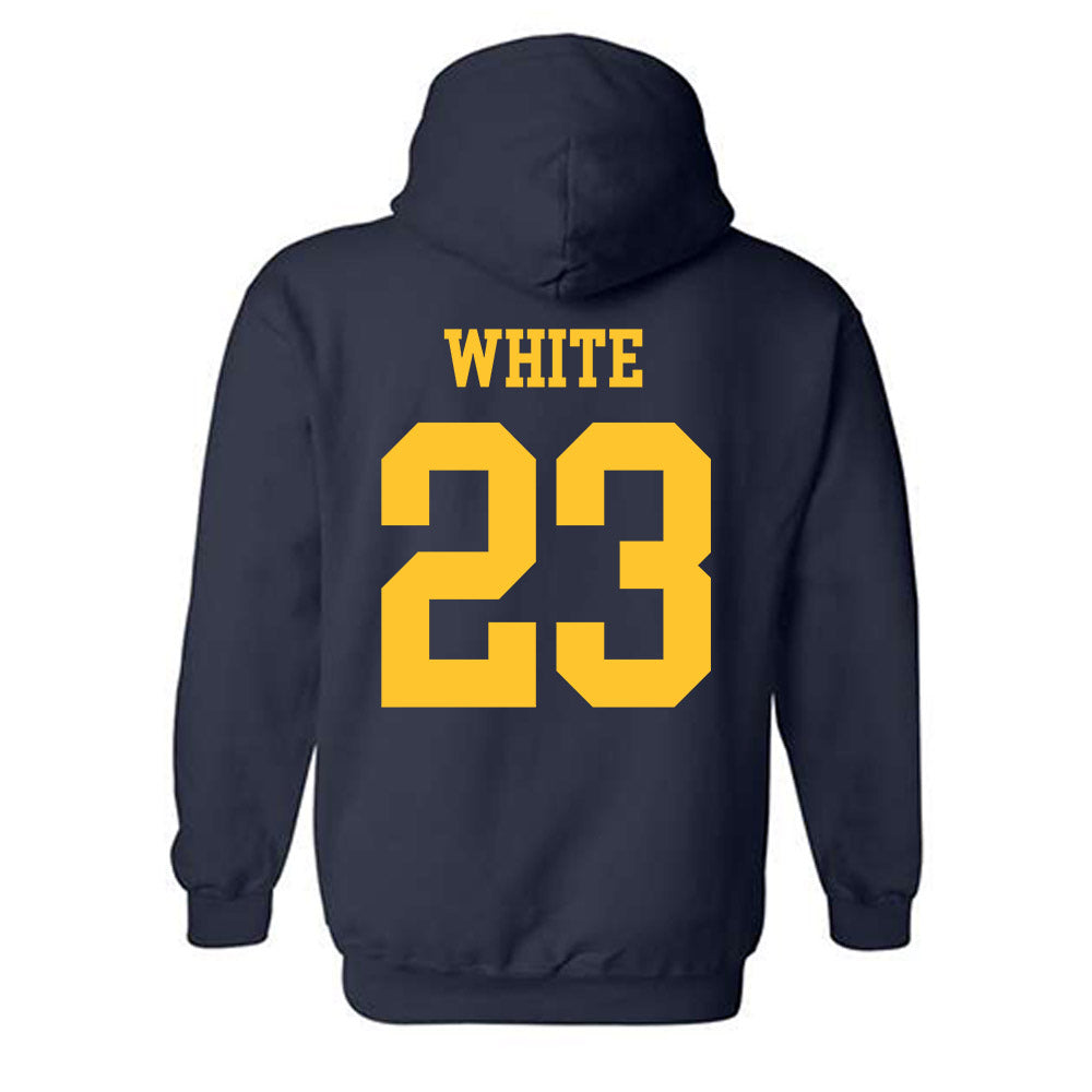New Haven - NCAA Football : Alan White - Classic Shersey Hooded Sweatshirt-1