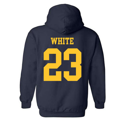 New Haven - NCAA Football : Alan White - Classic Shersey Hooded Sweatshirt-1