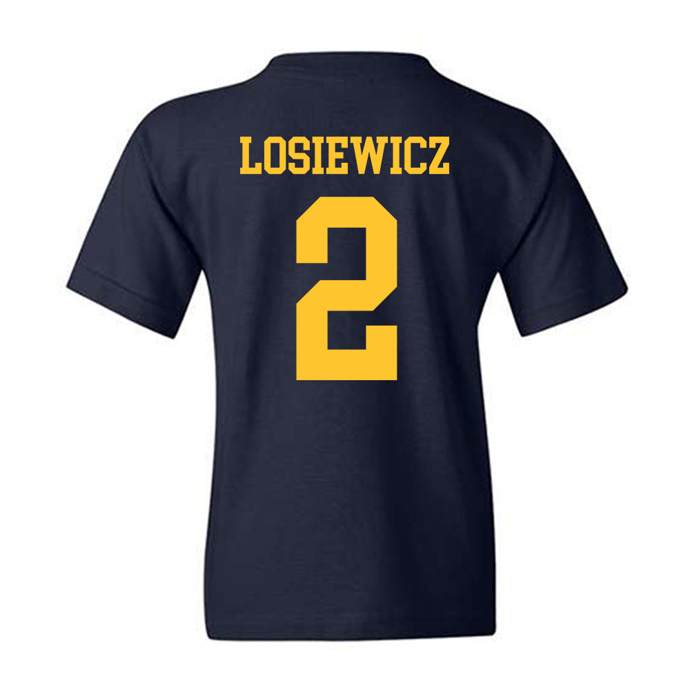 New Haven - NCAA Men's Basketball : Aidan Losiewicz - Classic Shersey Youth T-Shirt-1