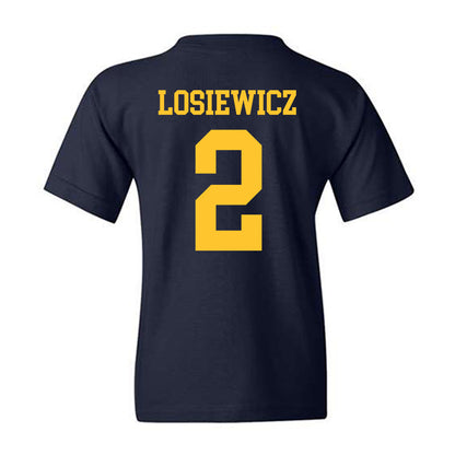 New Haven - NCAA Men's Basketball : Aidan Losiewicz - Classic Shersey Youth T-Shirt-1
