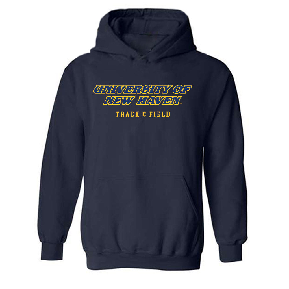 New Haven - NCAA Women's Track & Field : Angelina Schilling - Classic Shersey Hooded Sweatshirt-0