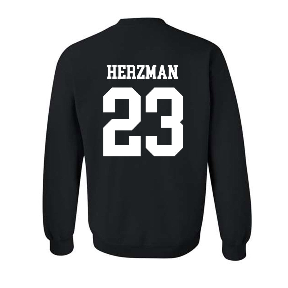 New Haven - NCAA Baseball : Robert Herzman - Classic Shersey Crewneck Sweatshirt-1