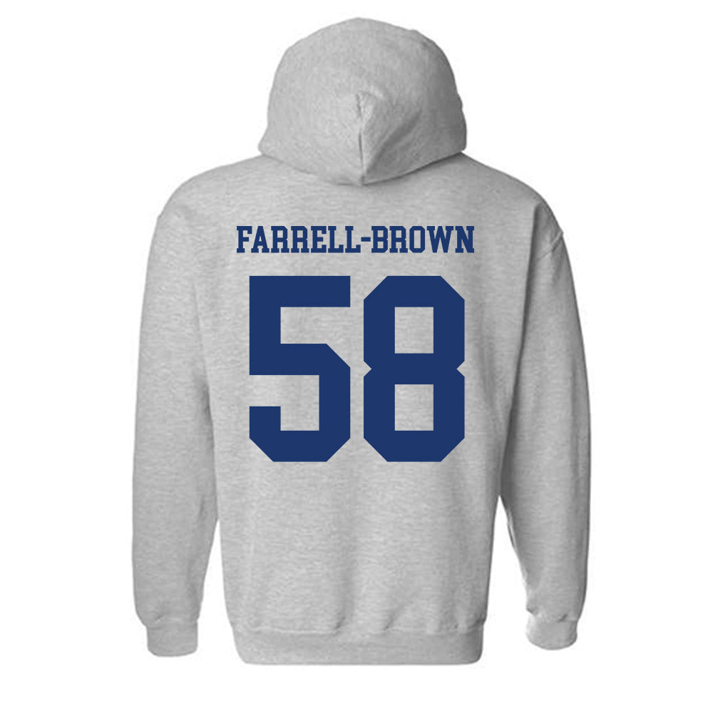 New Haven - NCAA Football : Dante Farrell-Brown - Classic Shersey Hooded Sweatshirt-1
