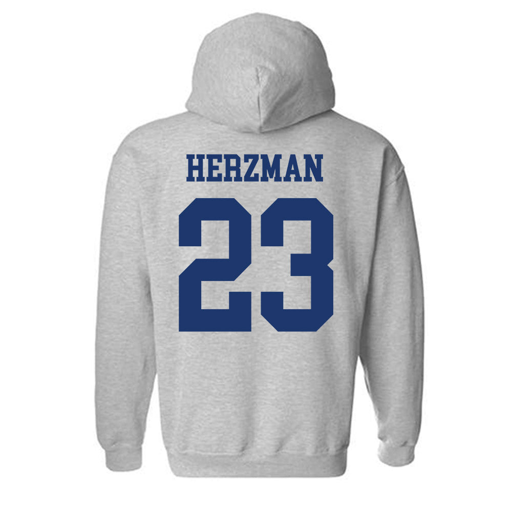New Haven - NCAA Baseball : Robert Herzman - Classic Shersey Hooded Sweatshirt-1