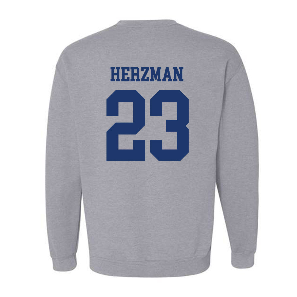 New Haven - NCAA Baseball : Robert Herzman - Classic Shersey Crewneck Sweatshirt-1