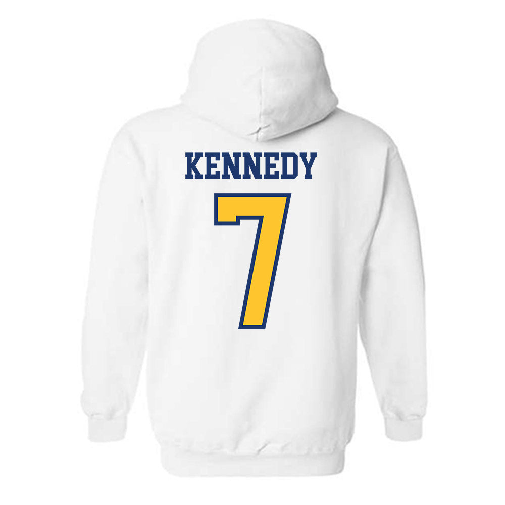 New Haven - NCAA Men's Basketball : Dior Kennedy - Classic Shersey Hooded Sweatshirt-1