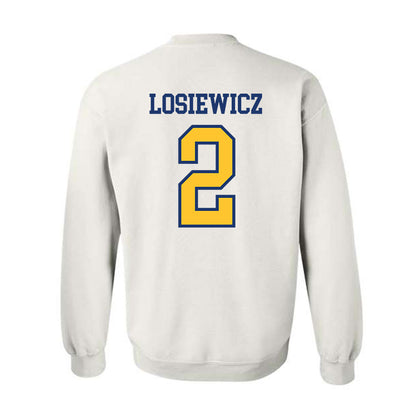 New Haven - NCAA Men's Basketball : Aidan Losiewicz - Classic Shersey Crewneck Sweatshirt-1