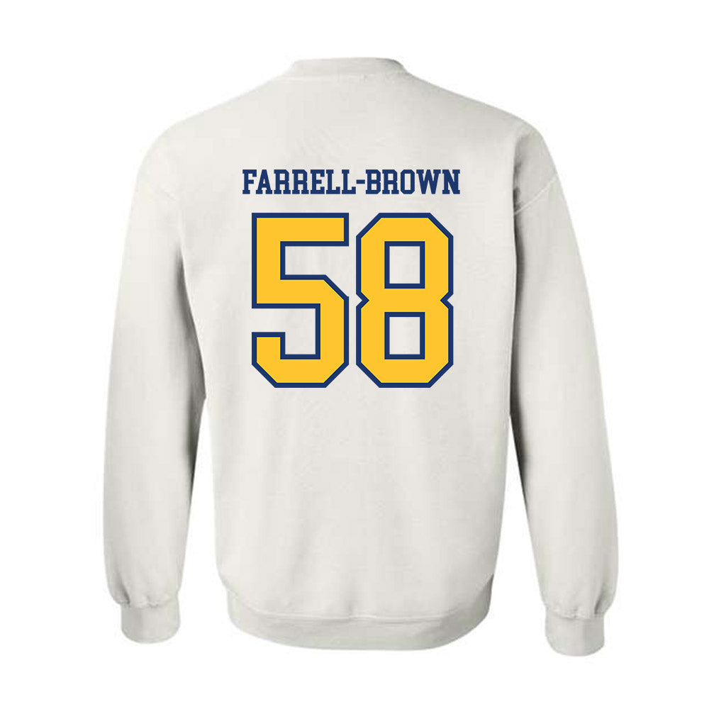 New Haven - NCAA Football : Dante Farrell-Brown - Classic Shersey Crewneck Sweatshirt-1