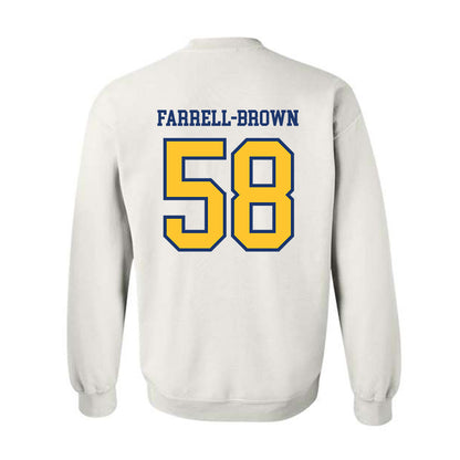 New Haven - NCAA Football : Dante Farrell-Brown - Classic Shersey Crewneck Sweatshirt-1