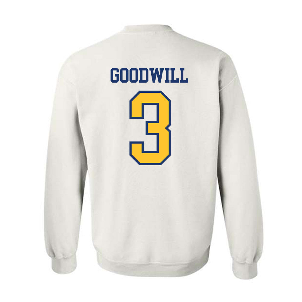 New Haven - NCAA Football : Calson Goodwill - Classic Shersey Crewneck Sweatshirt-1
