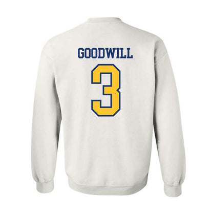 New Haven - NCAA Football : Calson Goodwill - Classic Shersey Crewneck Sweatshirt-1