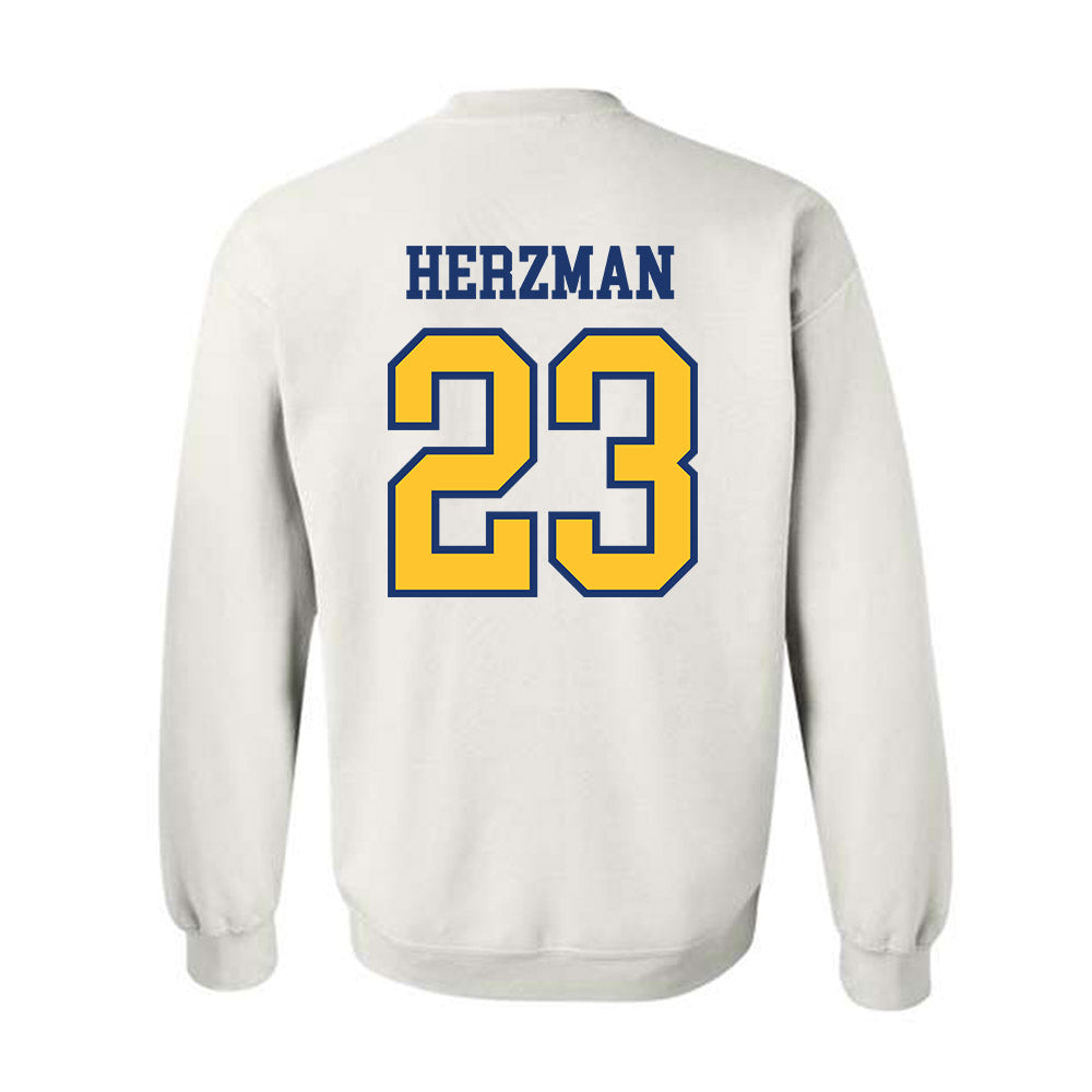 New Haven - NCAA Baseball : Robert Herzman - Classic Shersey Crewneck Sweatshirt-1