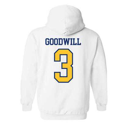 New Haven - NCAA Football : Calson Goodwill - Classic Shersey Hooded Sweatshirt-1