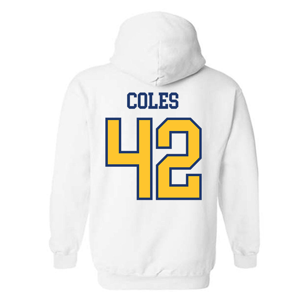 New Haven - NCAA Women's Basketball : Schuyler Coles - Classic Shersey Hooded Sweatshirt-1