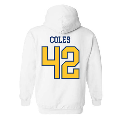 New Haven - NCAA Women's Basketball : Schuyler Coles - Classic Shersey Hooded Sweatshirt-1