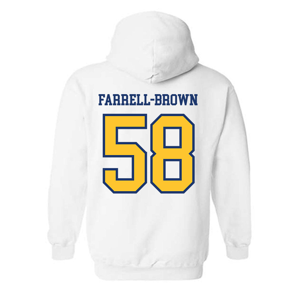 New Haven - NCAA Football : Dante Farrell-Brown - Classic Shersey Hooded Sweatshirt-1