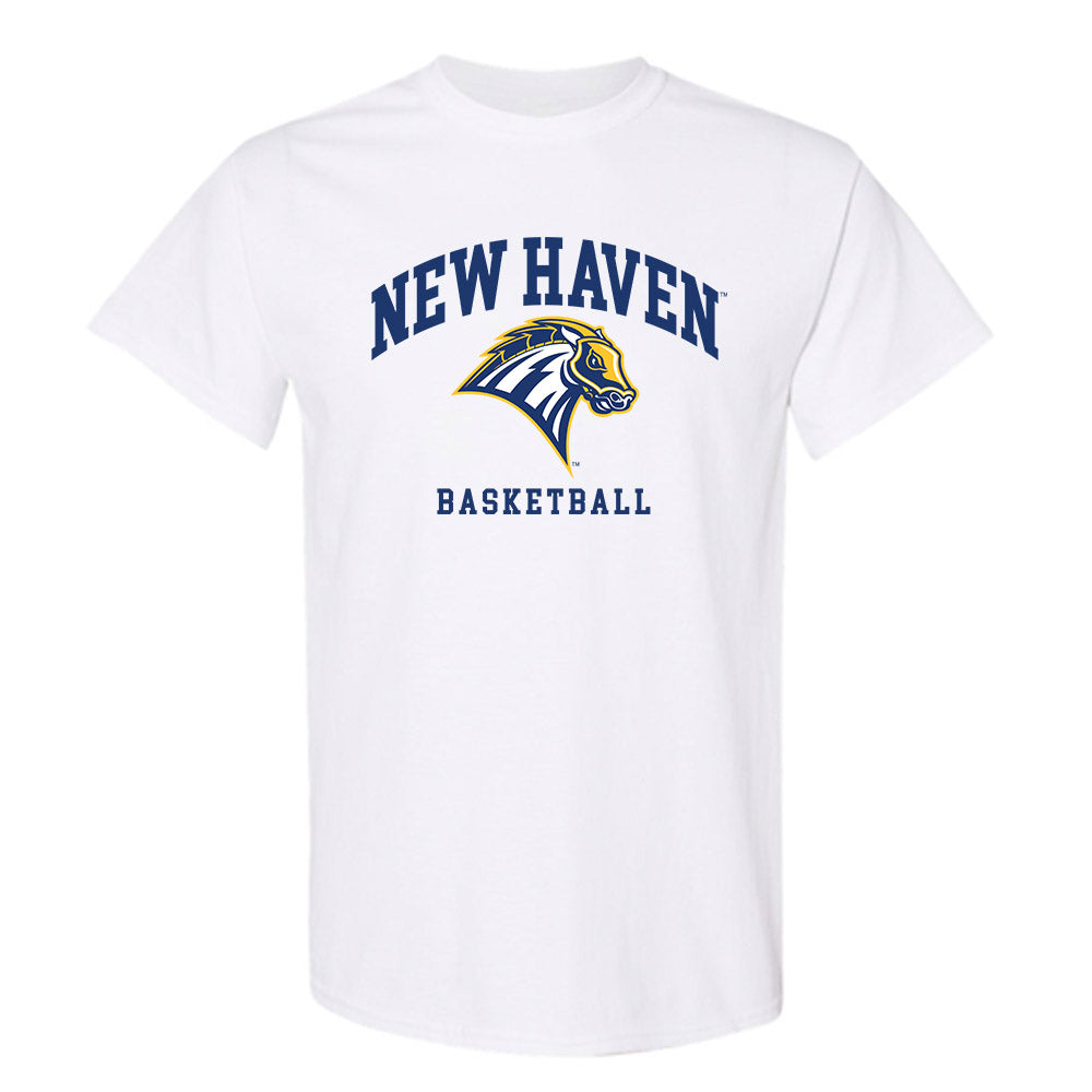 New Haven - NCAA Men's Basketball : Teshaun Steele - Classic Shersey T-Shirt-0