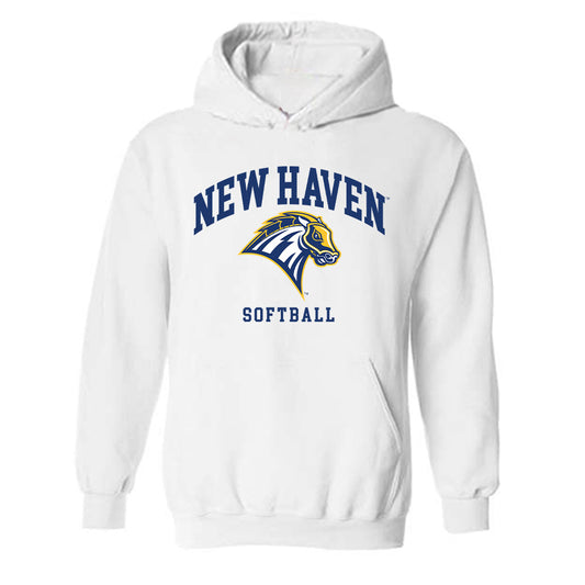 New Haven - NCAA Softball : Victoria Miller - Classic Shersey Hooded Sweatshirt-0
