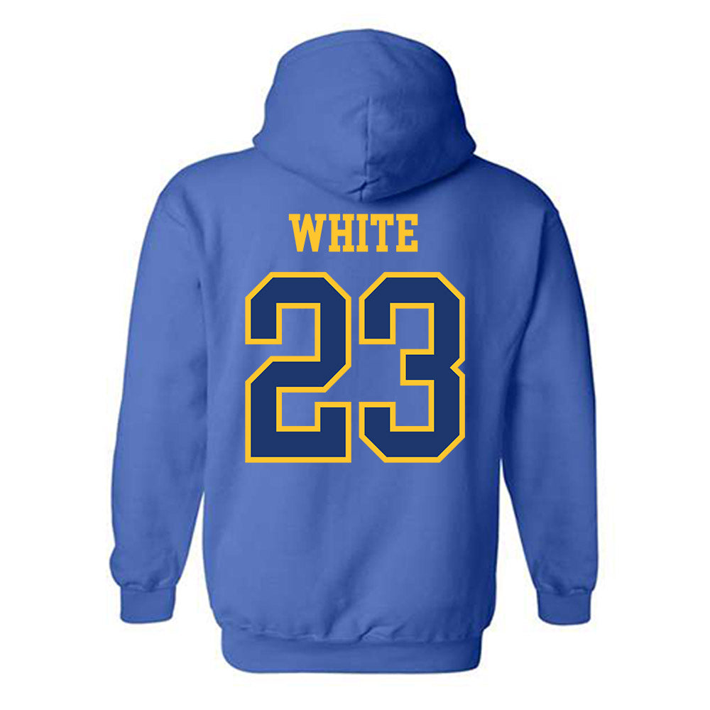 New Haven - NCAA Football : Alan White - Classic Shersey Hooded Sweatshirt-1