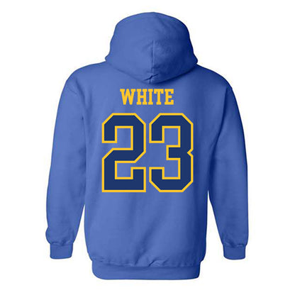 New Haven - NCAA Football : Alan White - Classic Shersey Hooded Sweatshirt-1