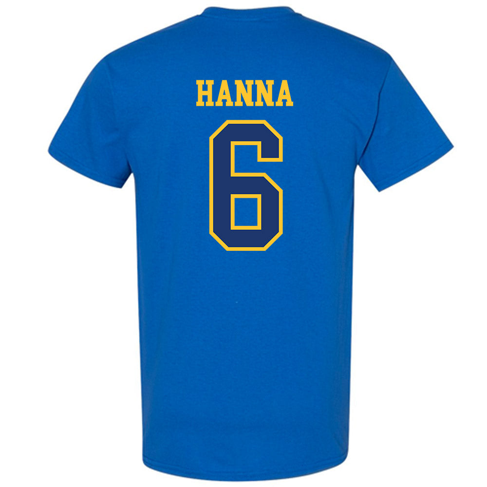 New Haven - NCAA Men's Basketball : Justice Hanna - Classic Shersey T-Shirt-1