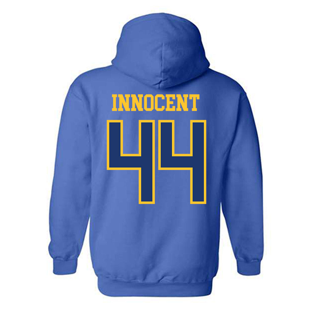 New Haven - NCAA Women's Basketball : Merit Innocent - Classic Shersey Hooded Sweatshirt-1