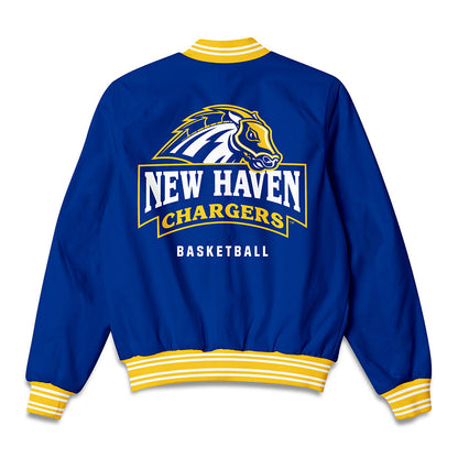 New Haven - NCAA Men's Basketball : Nate Narcisse - Bomber Jacket-1