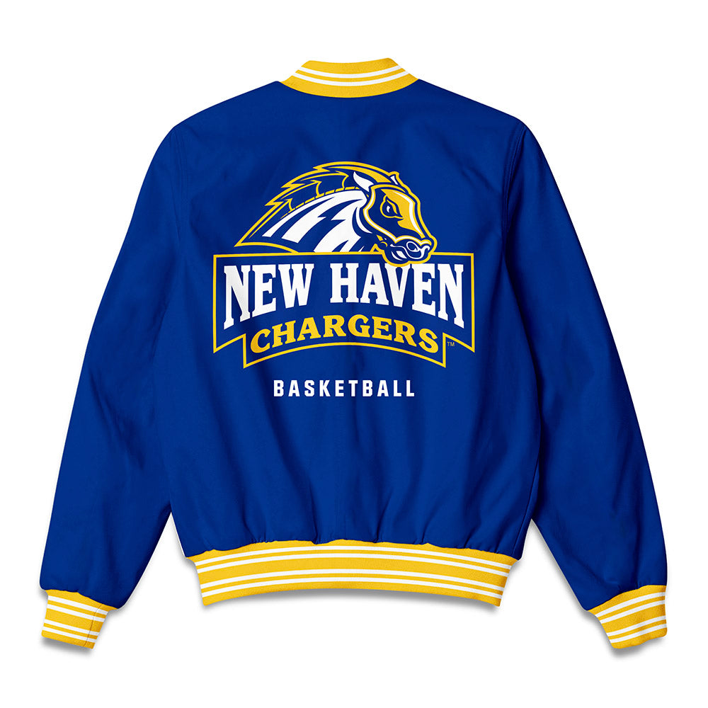 New Haven - NCAA Men's Basketball : Matiss Ogle - Bomber Jacket-1