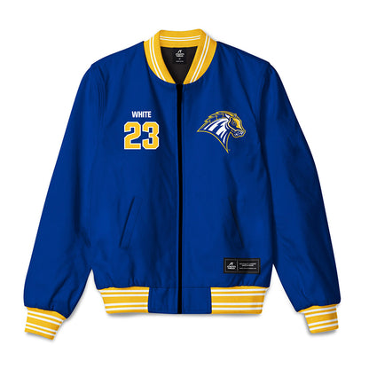 New Haven - NCAA Football : Alan White - Bomber Jacket-0