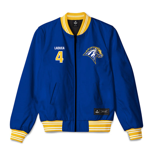 New Haven - NCAA Men's Basketball : Dominick LaDuca - Bomber Jacket-0