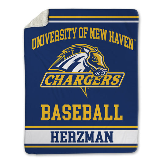 New Haven - NCAA Baseball : Robert Herzman - Blanket-0