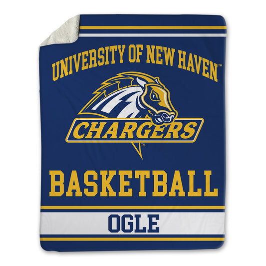 New Haven - NCAA Men's Basketball : Matiss Ogle - Blanket-0