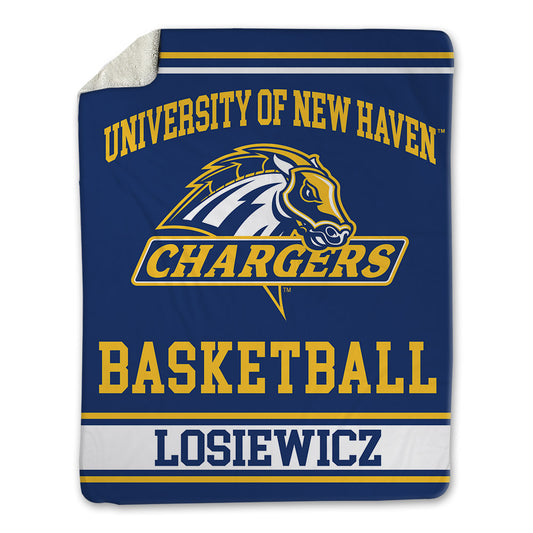 New Haven - NCAA Men's Basketball : Aidan Losiewicz - Blanket-0