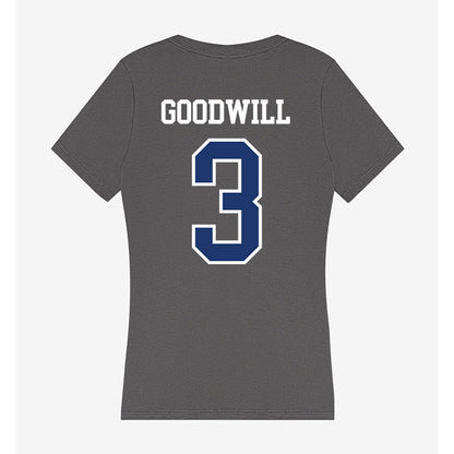 New Haven - NCAA Football : Calson Goodwill - Classic Shersey Women's V-Neck T-Shirt-1