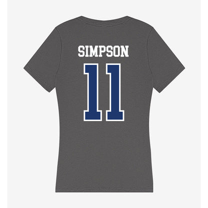 New Haven - NCAA Women's Basketball : Katelyn Simpson - Classic Shersey Women's V-Neck T-Shirt-1