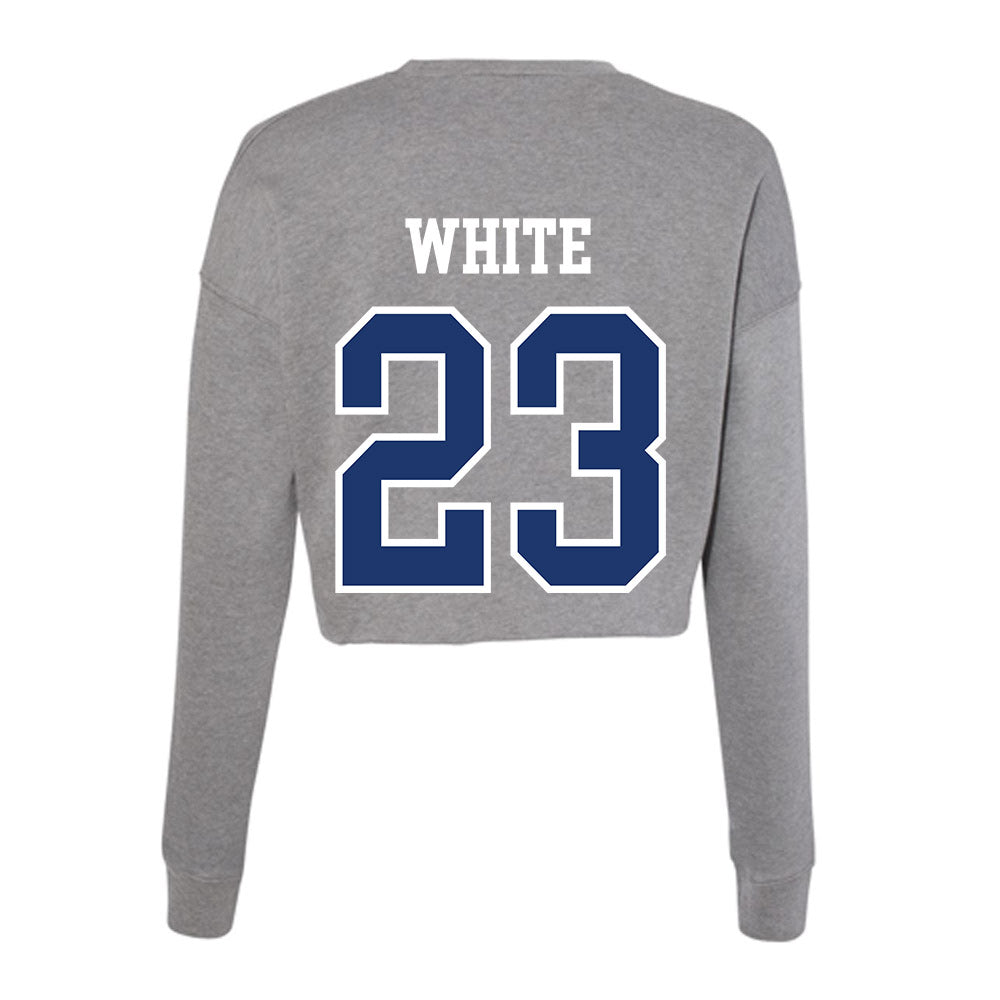 New Haven - NCAA Football : Alan White - Classic Shersey Women's Cropped Crew Fleece-1