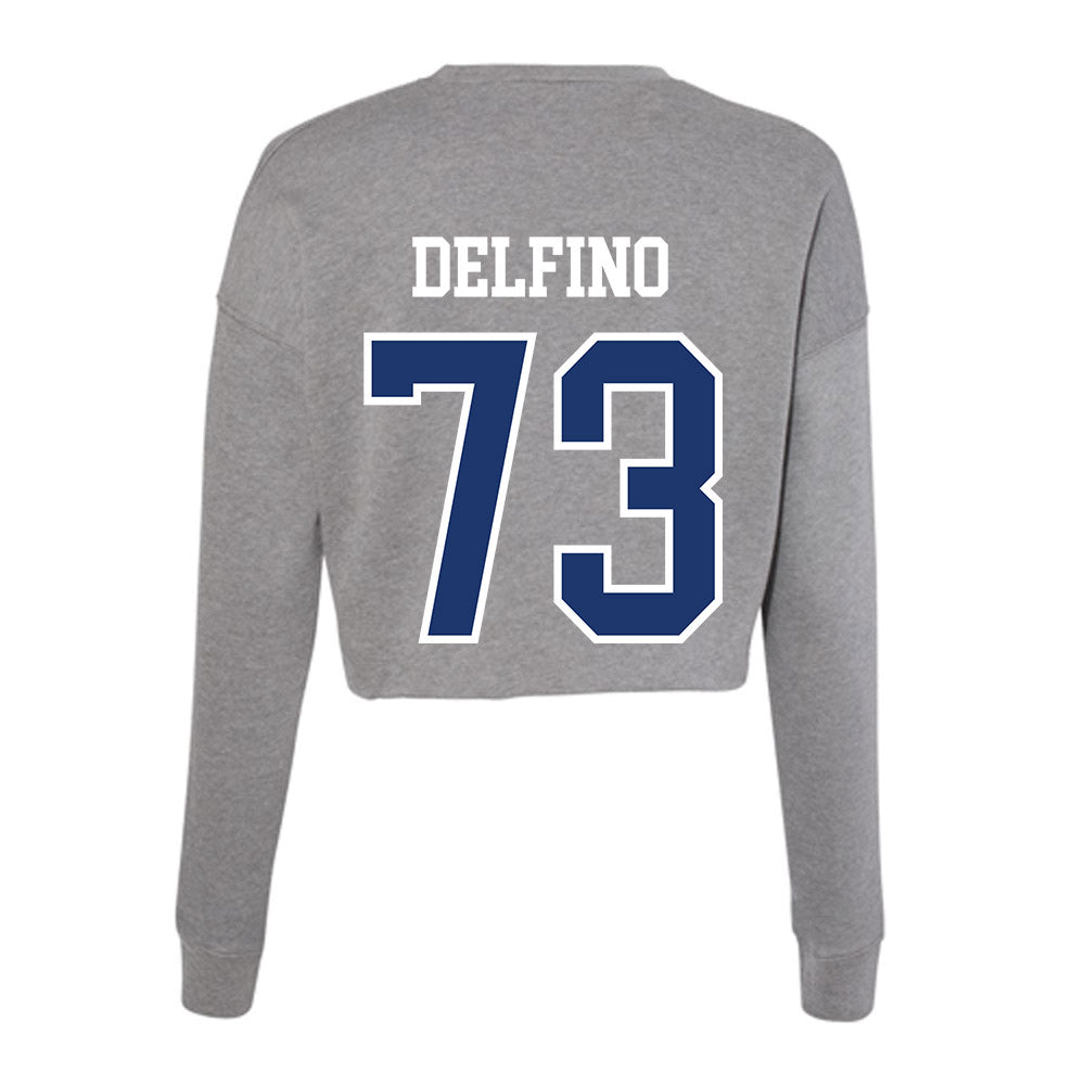 New Haven - NCAA Football : Jake Delfino - Classic Shersey Women's Cropped Crew Fleece-1