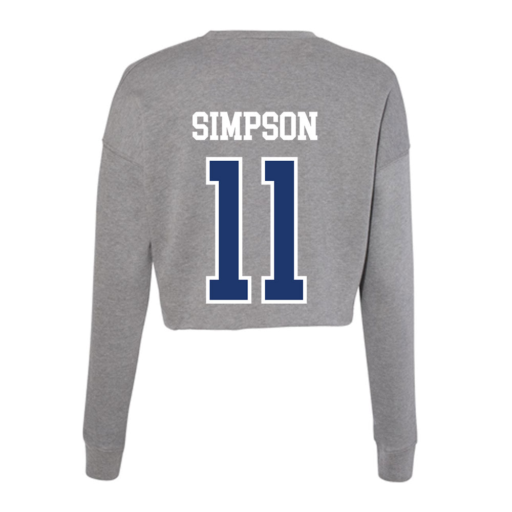 New Haven - NCAA Women's Basketball : Katelyn Simpson - Classic Shersey Women's Cropped Crew Fleece-1