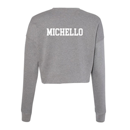 New Haven - NCAA Men's Golf : Vincent Michello - Classic Shersey Women's Cropped Crew Fleece-1