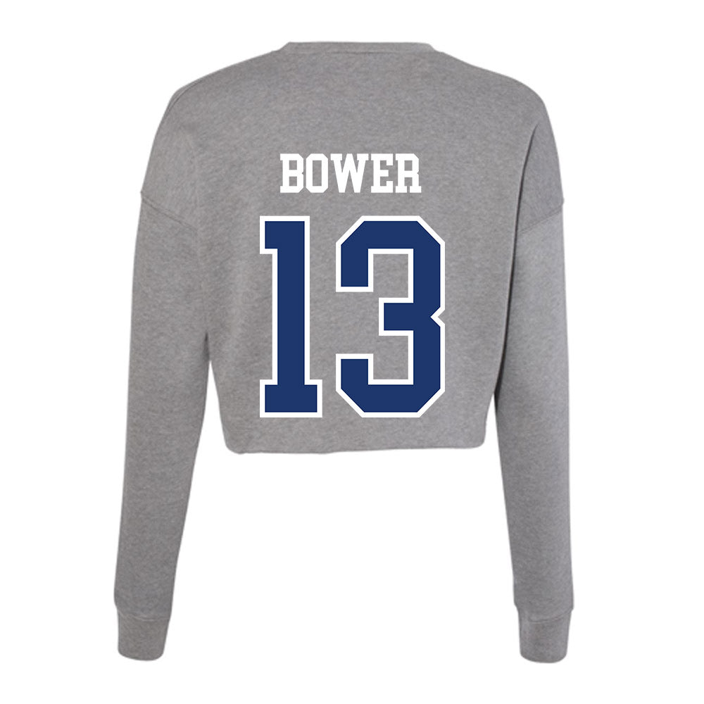 New Haven - NCAA Women's Lacrosse : Elyssa Bower - Classic Shersey Women's Cropped Crew Fleece-1