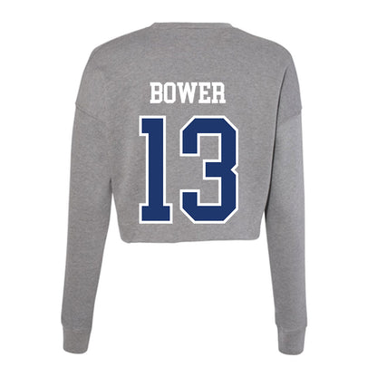New Haven - NCAA Women's Lacrosse : Elyssa Bower - Classic Shersey Women's Cropped Crew Fleece-1