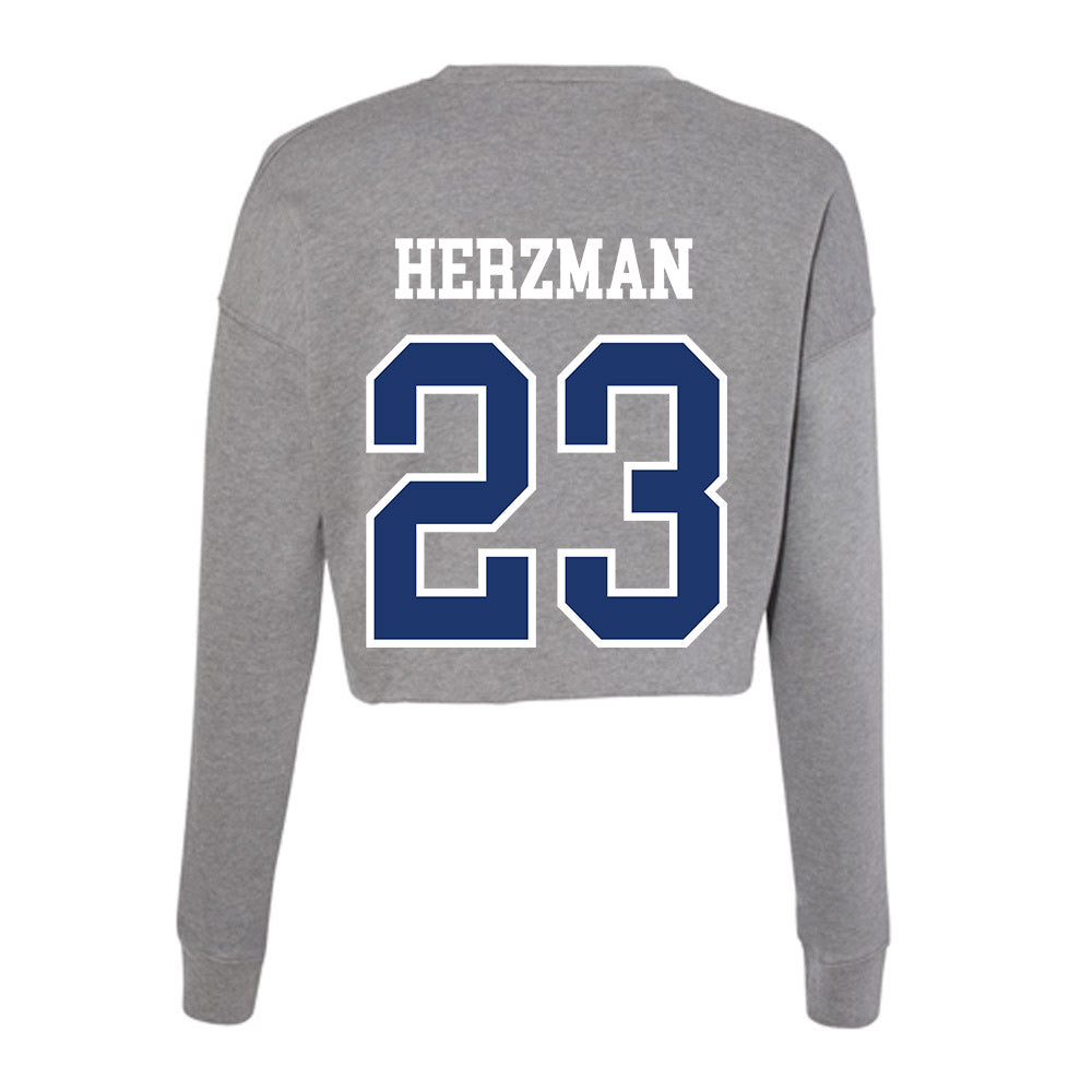 New Haven - NCAA Baseball : Robert Herzman - Classic Shersey Women's Cropped Crew Fleece-1