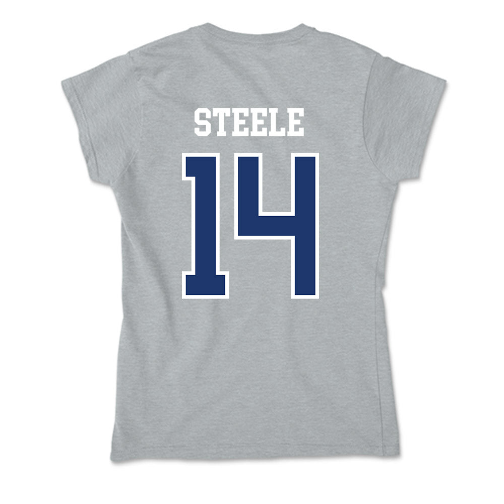New Haven - NCAA Men's Basketball : Teshaun Steele - Classic Shersey Soft Style Women’s T-Shirt-1