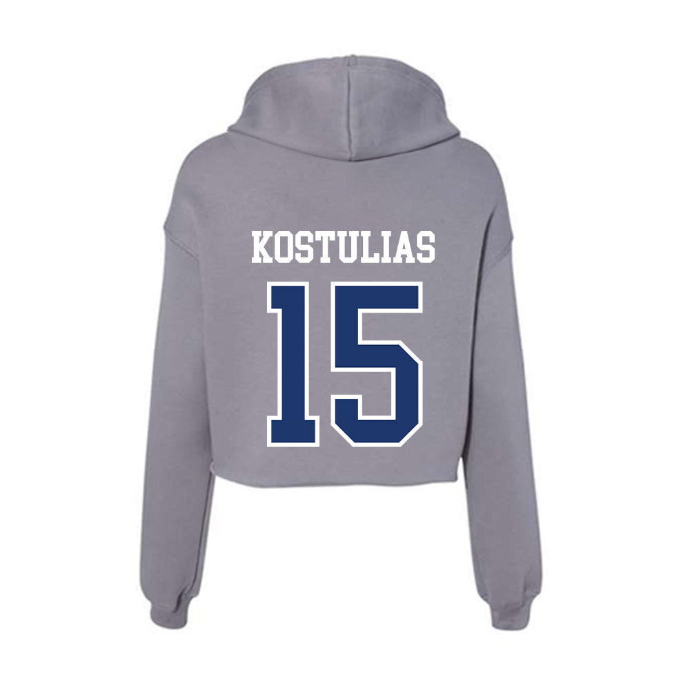 New Haven - NCAA Baseball : Jesse Kostulias - Classic Shersey Women's Crop Fleece Hoodie-1