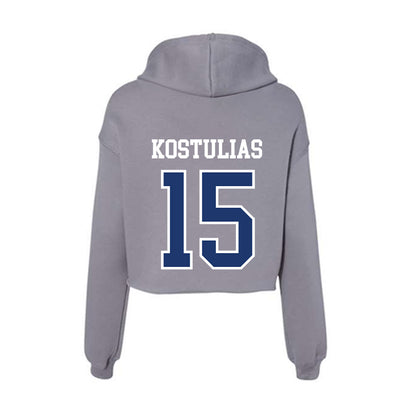 New Haven - NCAA Baseball : Jesse Kostulias - Classic Shersey Women's Crop Fleece Hoodie-1