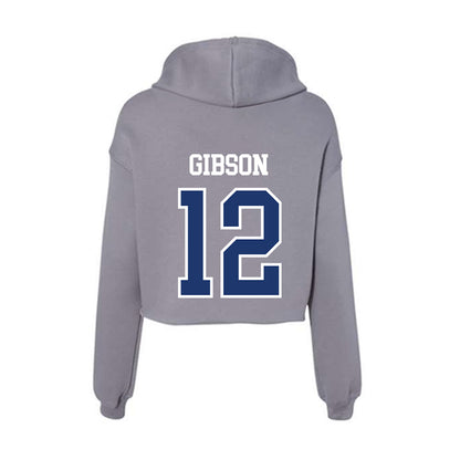 New Haven - NCAA Baseball : Cole Gibson - Classic Shersey Women's Crop Fleece Hoodie-1